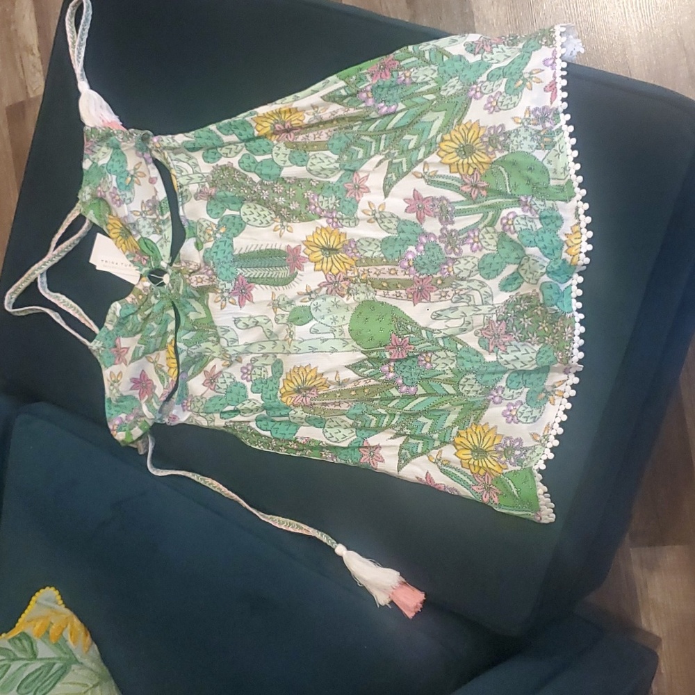 NWT Trina Turk cactus cover-up